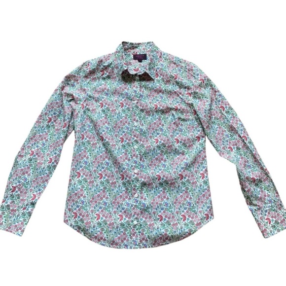 J Crew Liberty London Edit Floral ‘Isborella’ Print Button Down Shirt Si… - Picture 5 of 7